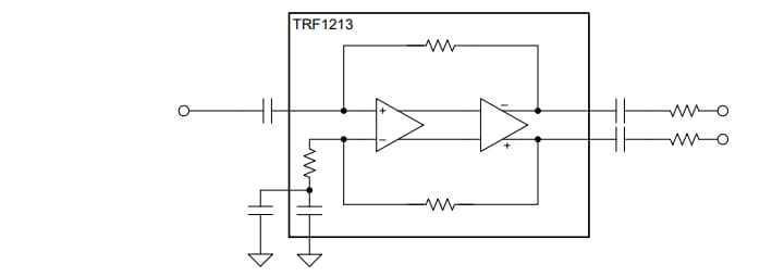 Blockdiagramm - Texas Instruments TRF1213EVM Evaluierungsmodul